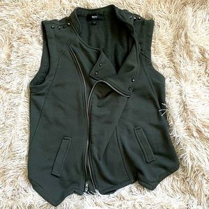 Punk Vest with Metal Stud Accents